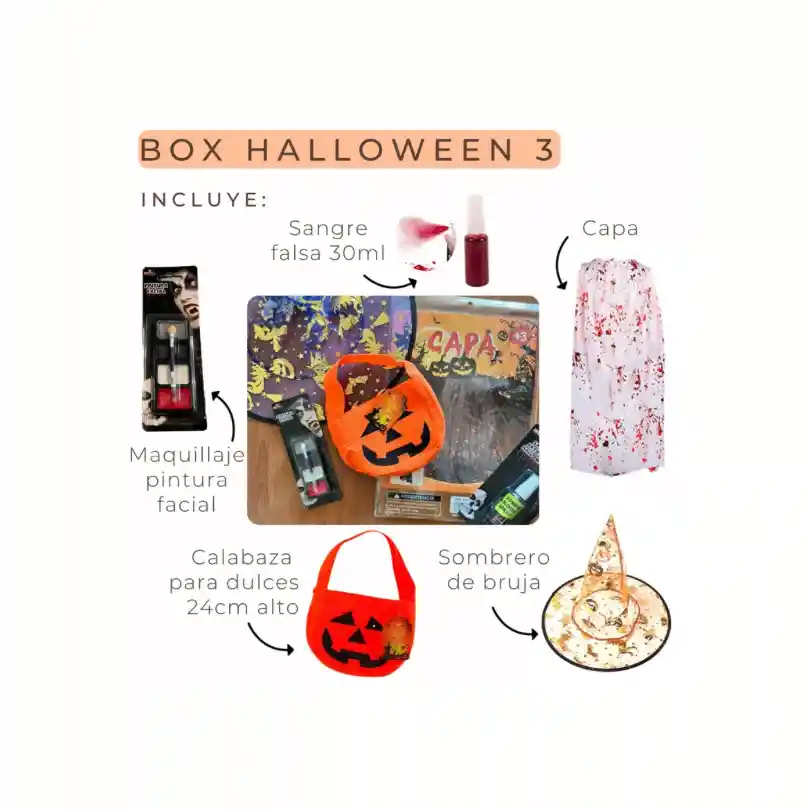 Box 3 Disfraz Halloween Bruja