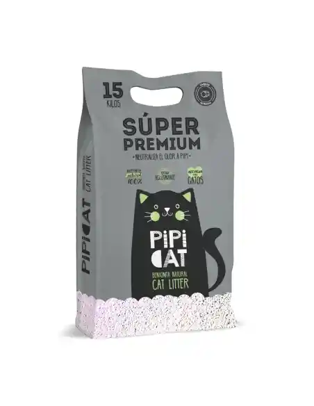 Arena Pipicat Carbon Activado 15 Kg Aroma Lavanda