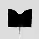 Top Negro Fruncido Amarras S Raindoor