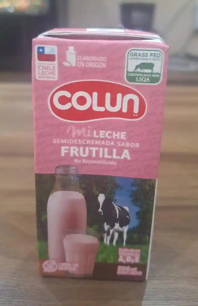 Leche Frutilla Colun