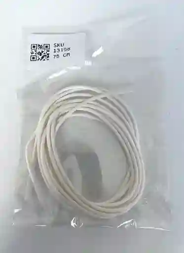 Cordon Encerado Redondo Blanco 75