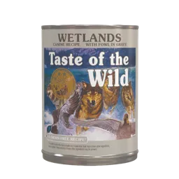 Lata Taste Of The Wild Wetlands 390g Perro (pato)