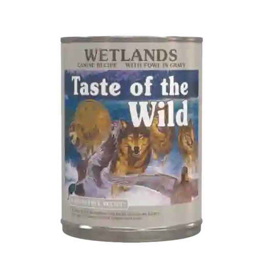 Lata Taste Of The Wild Wetlands 390g Perro (pato)