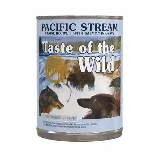 Lata Taste Of The Wild Pacific Stream 390g Perro (salmón)