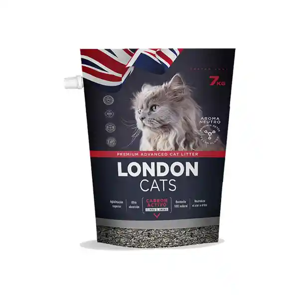 Arena London Cats 7 Kg Carbon Activado