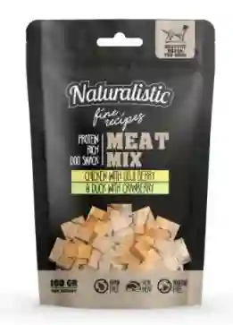 Naturalistic Meatmix Pollo Con Goji Berry Y Pato Con Cranberry 100 G Snack 100% Proteína Para Perros