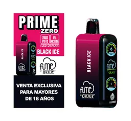 Vape Fume Prime Zero Black Ice (mora Ice) 20.000 Puff