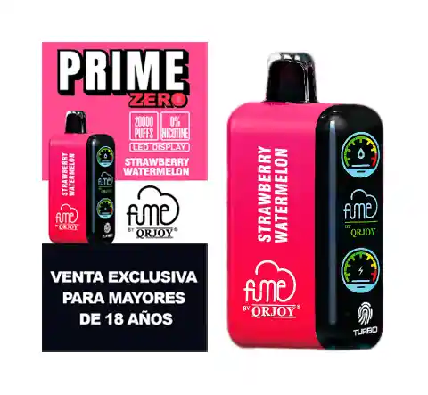 Vape Fume Prime Zero Strawberry Watermelon 20.000 Puff