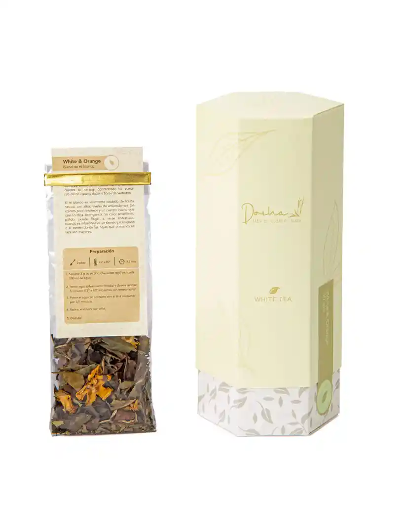 White & Orange . Té Blanco Con Naranja 30gr