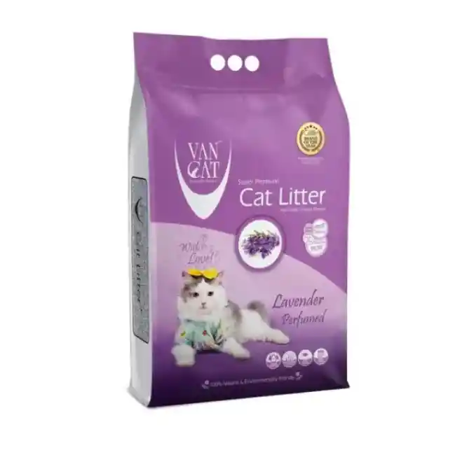 Arena Sanitaria Ultra Premium Vancat Lavanda 10 Kg