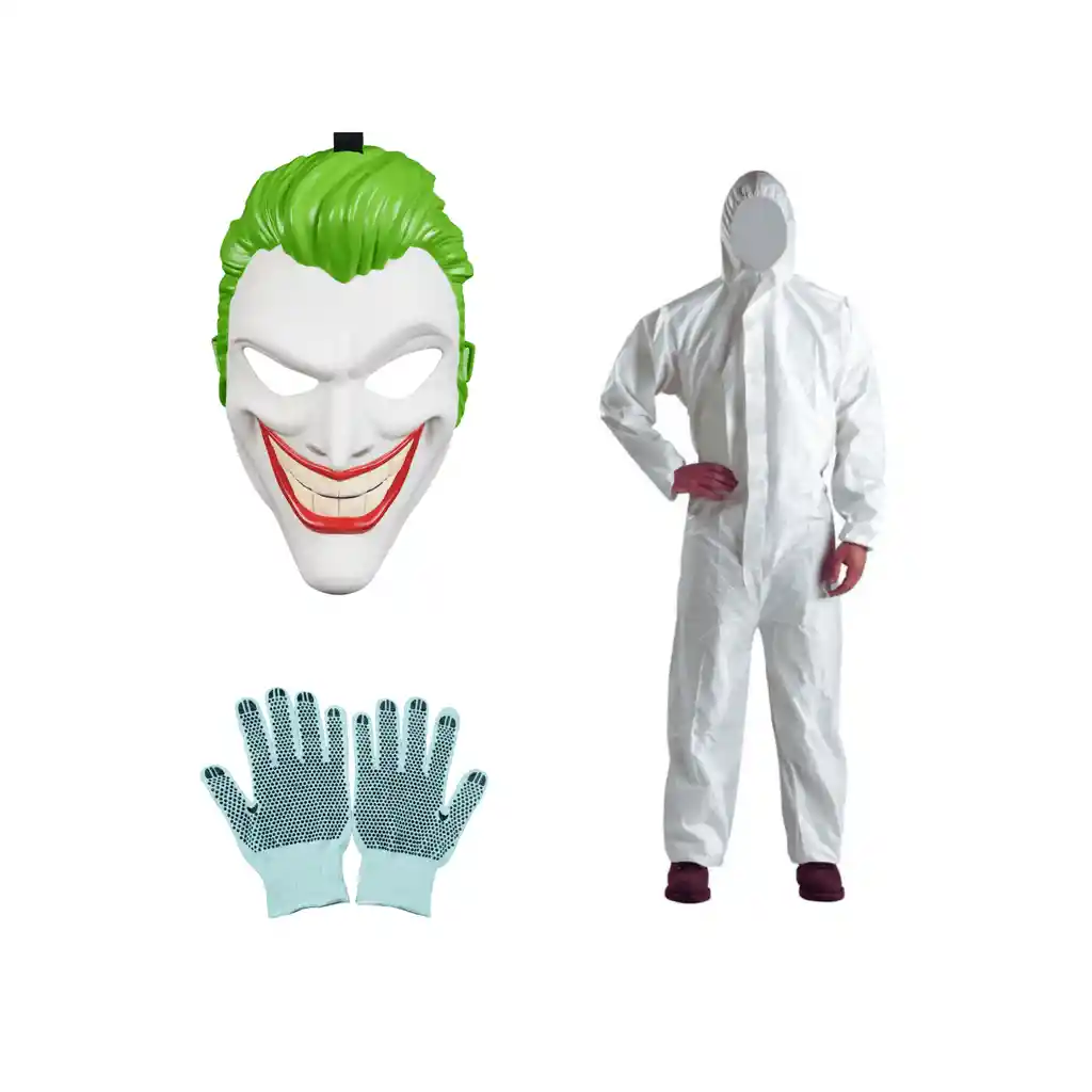 Set Disfraz The Joker Libre De Bpa