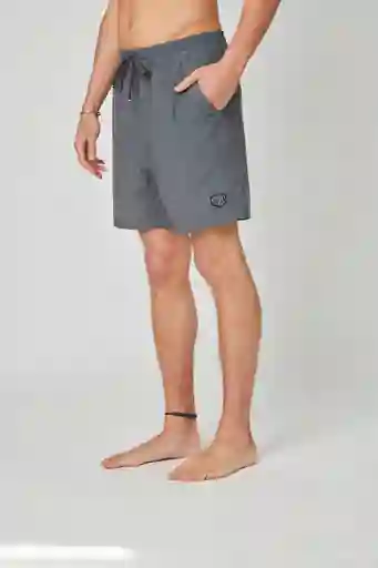 Traje De Baño Solid Gris L