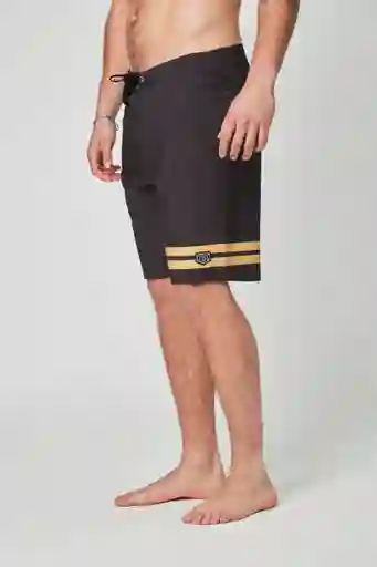 Traje De Baño Stripes Negro Xl