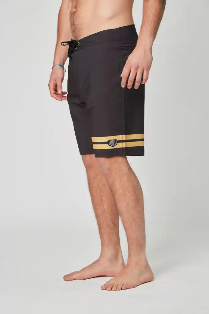 Traje De Baño Stripes Negro Xl