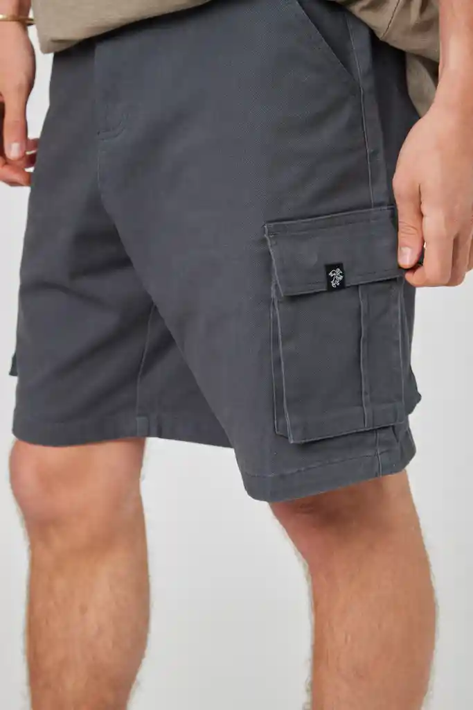 Short Cargo Azul S