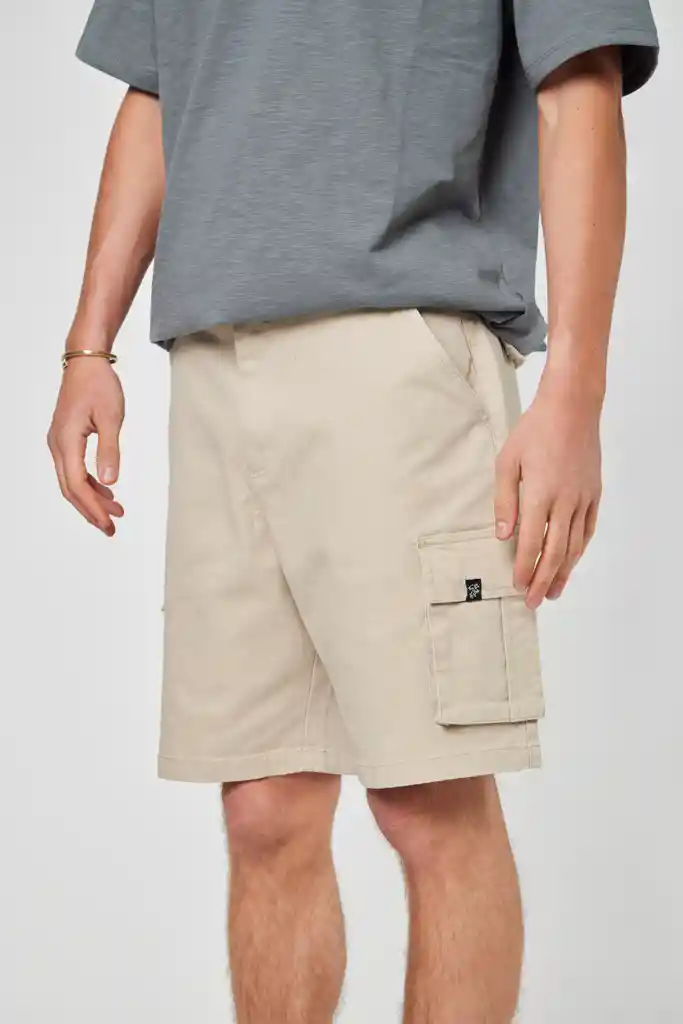 Short Cargo Beige S