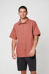 Camisa Solid Burdeo S