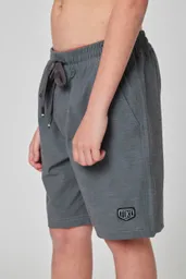 Traje De Baño Solid Gris Kid Talla 10