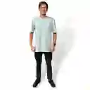 Polera Manga Corta Hombre Vulzee Henley Verde Xl