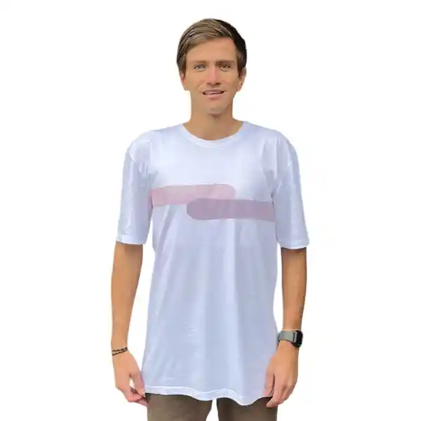 Polera Manga Corta Hombre White Vulzeeboards Xl