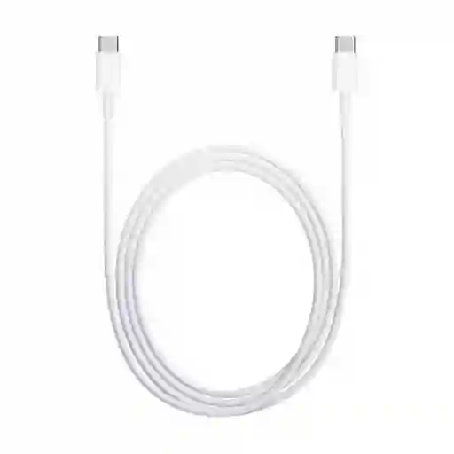 Cable Usb C A Usb C Blanco 1 Metro