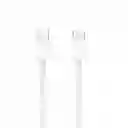 Cable Usb C A Usb C Blanco 1 Metro