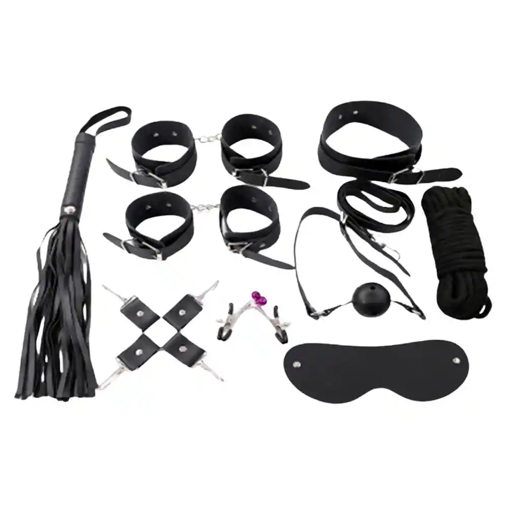 Kit Sumisión Bdsm 10 Piezas