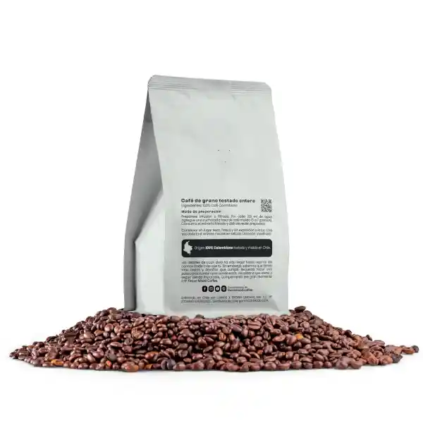 Natural Pambasileus Coffee 100% Arábica Colombiano Castillo Grano Entero 250 Grs