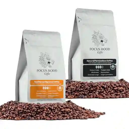 Pack Coffee Pambasileus Colombia + Signatus Brasil 100% Arábica Entero 250 Grs