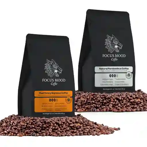 Pack Coffee Pambasileus Colombia + Signatus Brasil 100% Arábica Molido 250 Grs