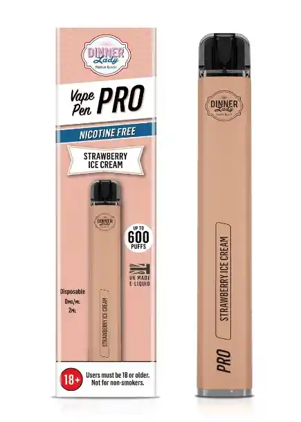Sin Nicotina, Vp Pro Dinner Lady Strawberry Ice Cream Zero
