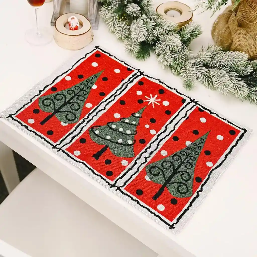 Set De 6 Individuales Navideños