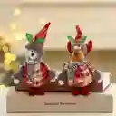 Pack De 4 Muñecos Navideños Colgantes