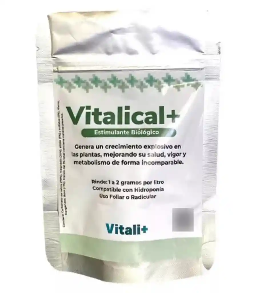 Estimulante Orgánico Vitalical 20g Vitali+