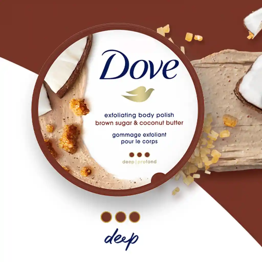 Dove Exfoliante corporal Dove Polish Brown Sugar and Coco Butter