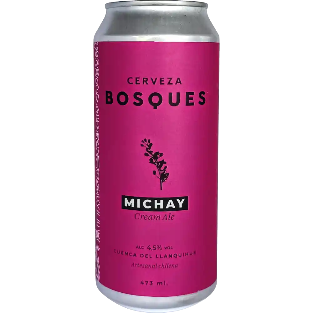 Cerveza Bosques Michay 4.9º G.l. 473cc