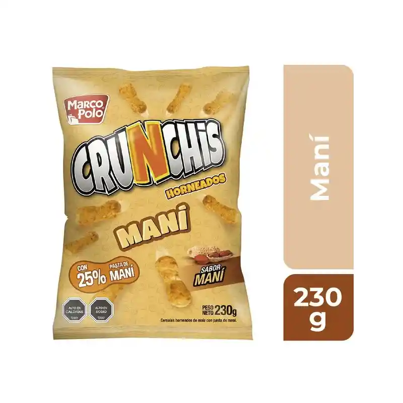 Snack Crunchis Maní 230 Grs