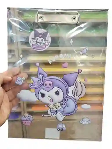 Tabla Sujeta Papel Personajes Kawaii 30cm Ku