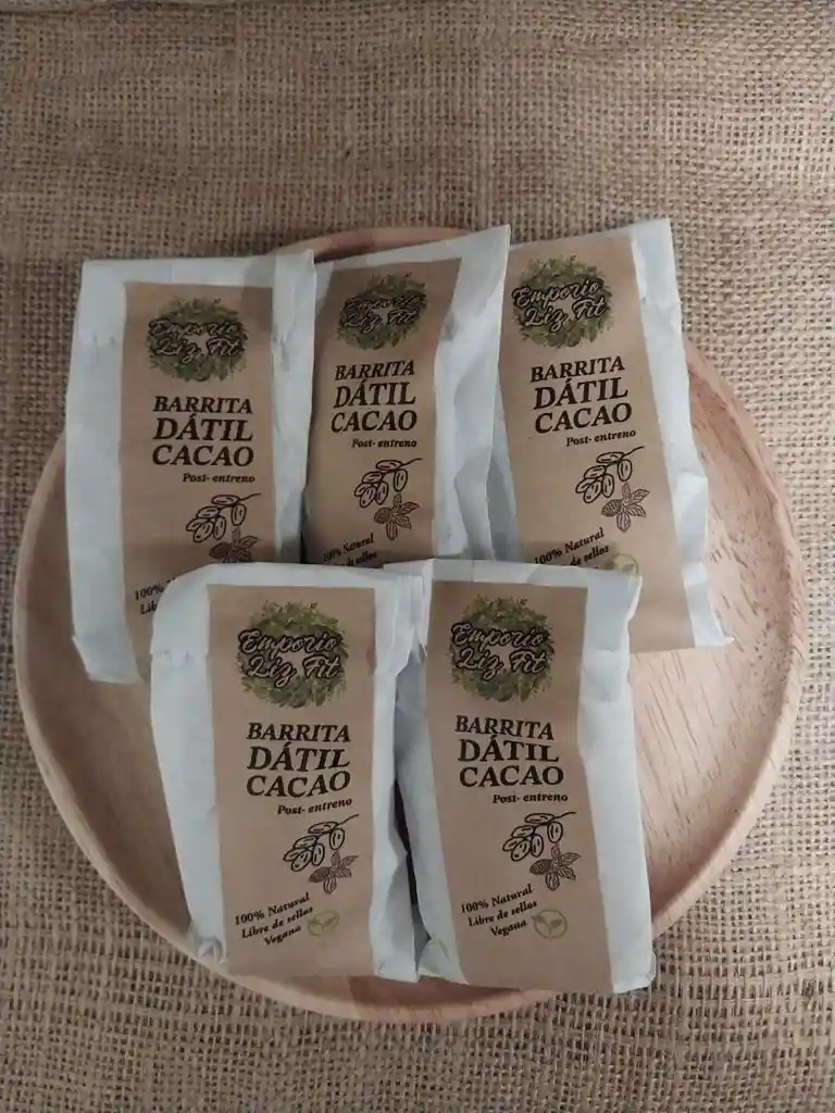 Pack 5, Barra Dátil Cacao