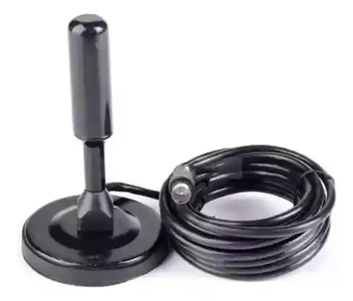 Antena Para Tv Digital Hd Con Iman Interior 360 Coaxial