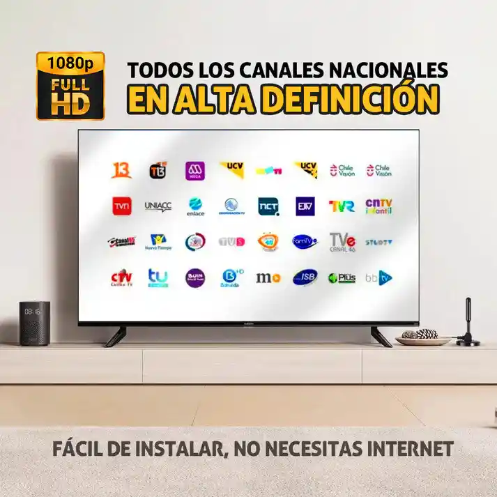 Antena Digital Para Tv Genérica Hd Interior 3.5 Dbi