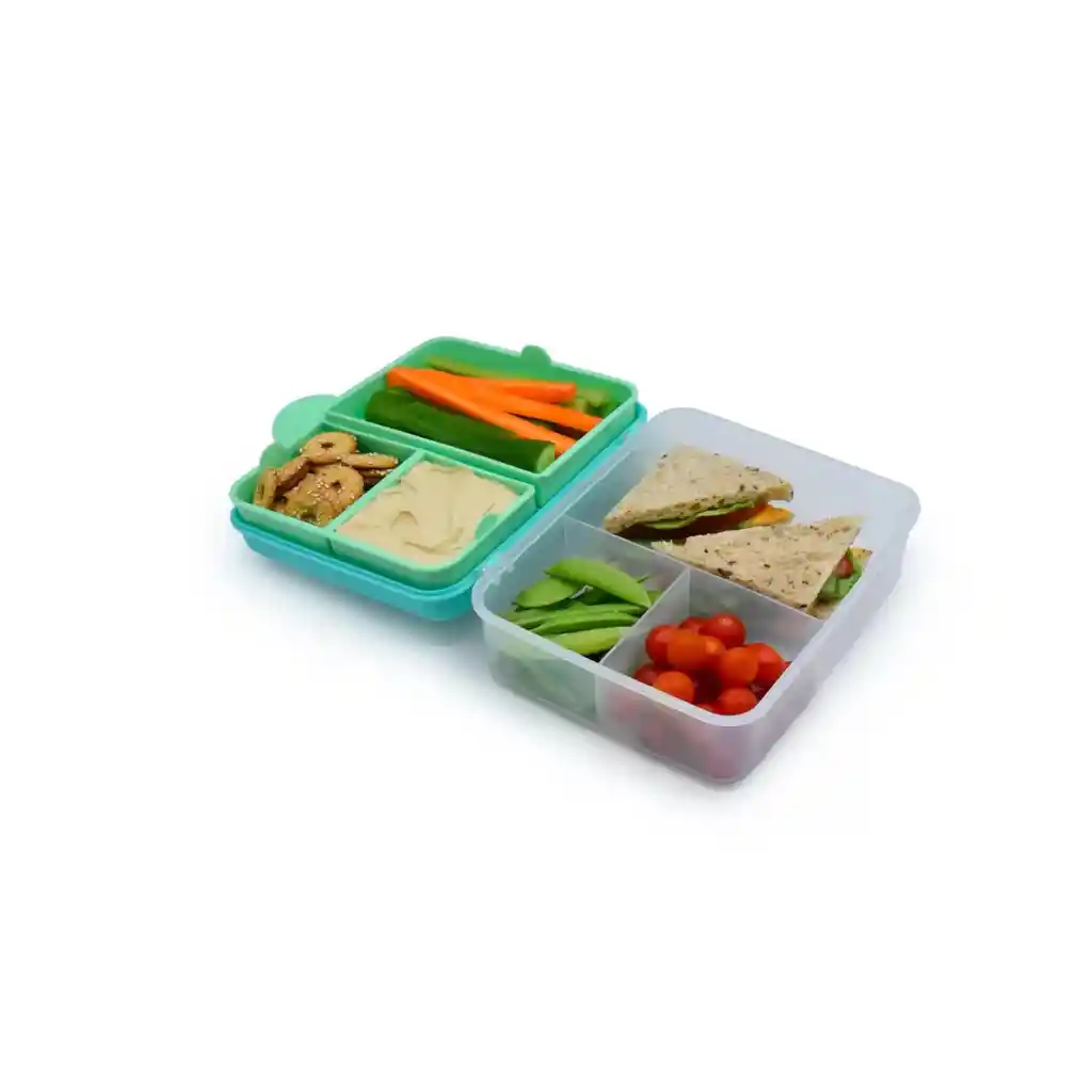 Lonchera Bento Box Con Cubiertos Melii - Verde