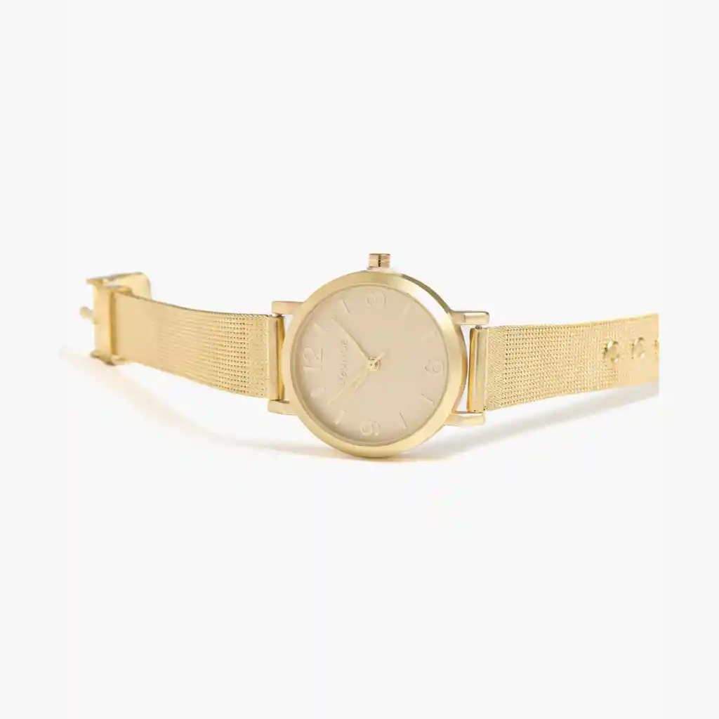 Reloj Mujer Mesh Ajustable Dorado