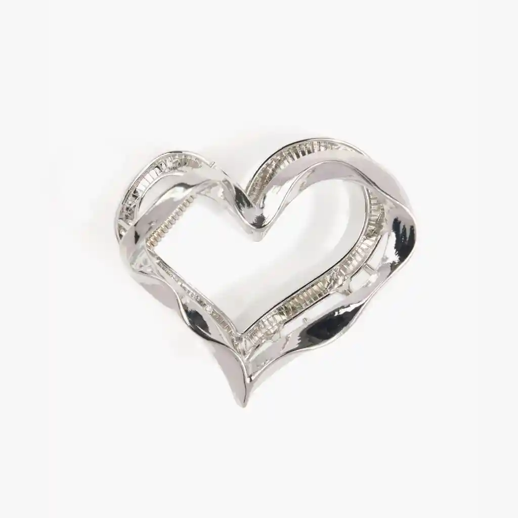 Pinche Mujer Corazón Plateado