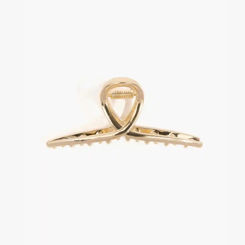 Pinche Mujer Mini Trenzado Dorado