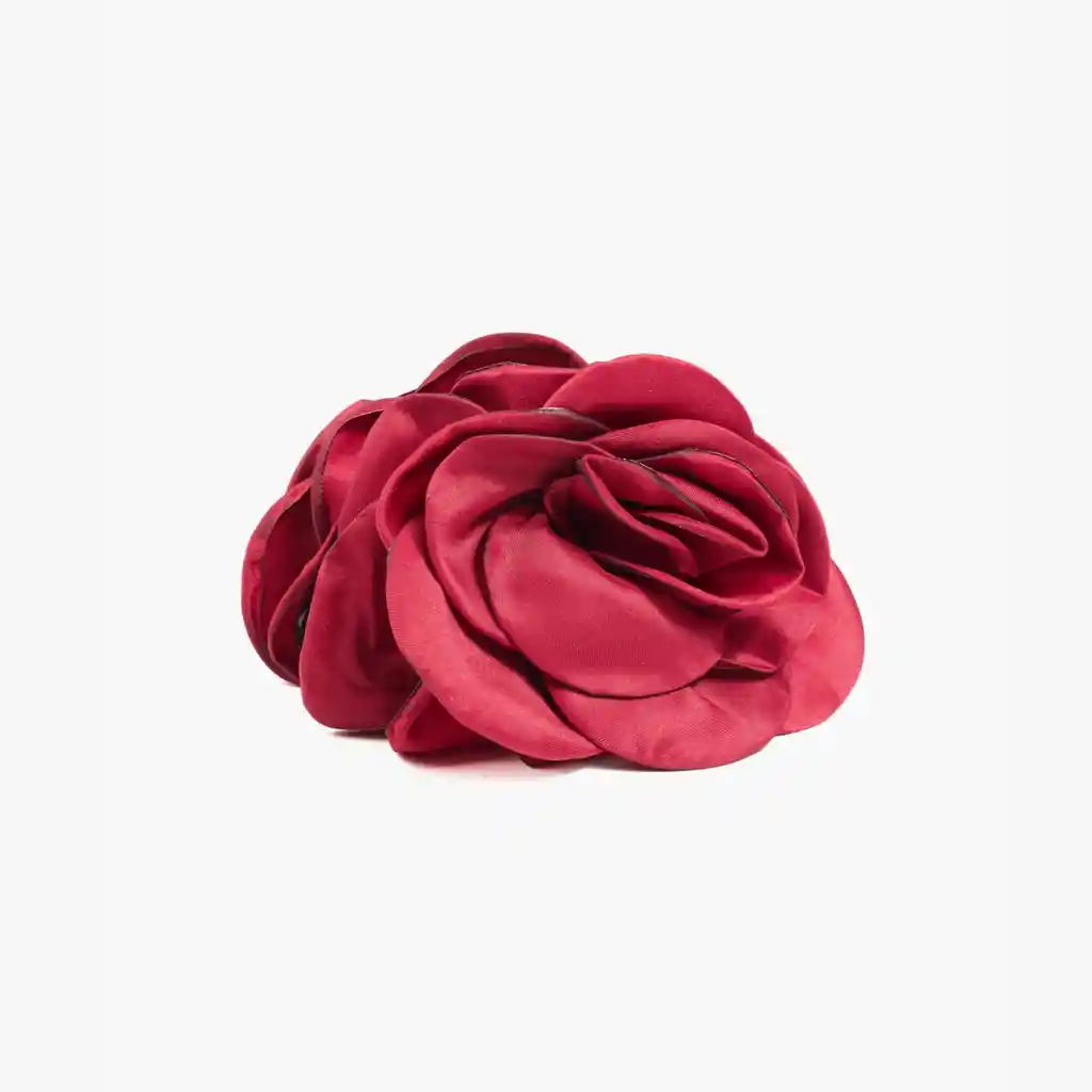 Pinche Mujer Flor Grande Rojo