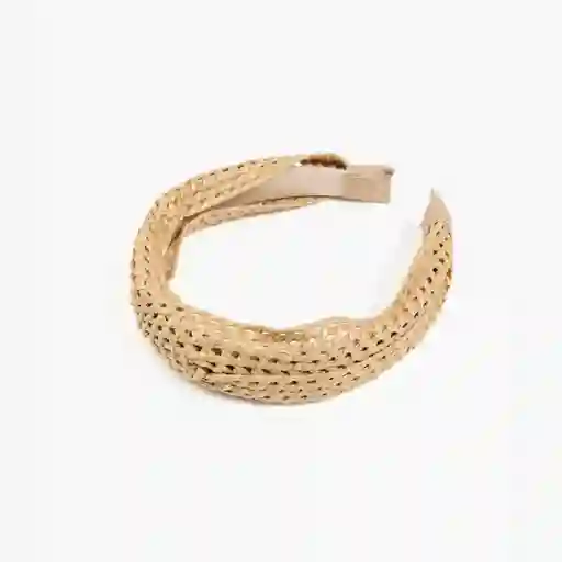 Cintillo Mujer Rafia Beige