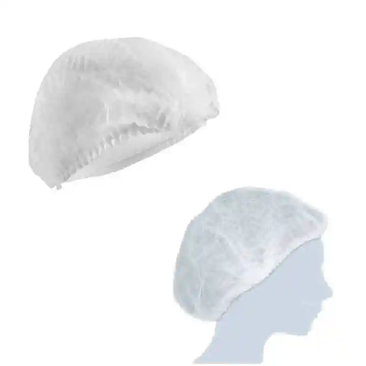 Gorro O Cofia Desechable Blanco -100 Unidades