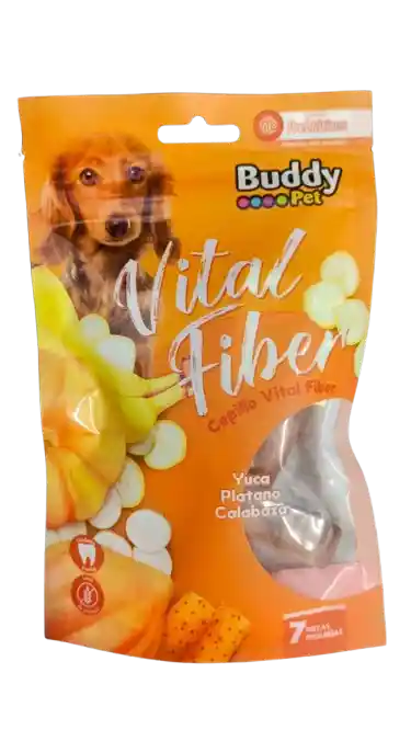 Vital Fiber Cepillo Yaca Platano Calabaza