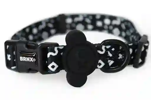 Collar Para Perro Talla L Negro Estampado